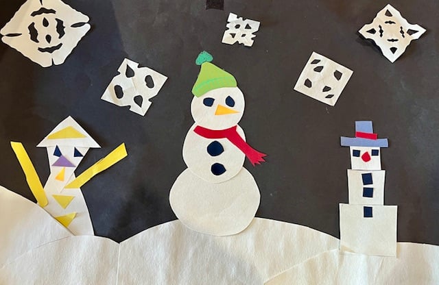 Mommy and Me - Silly Snow People! 1