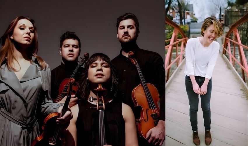 Attacca Quartet Concert with Caroline Shaw 1