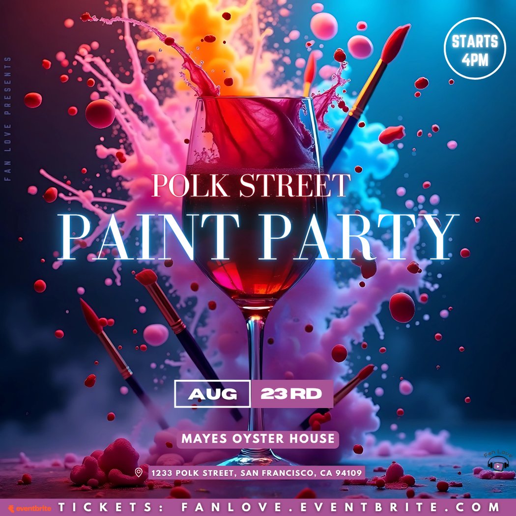 Polk Street Paint & Sip Party 1