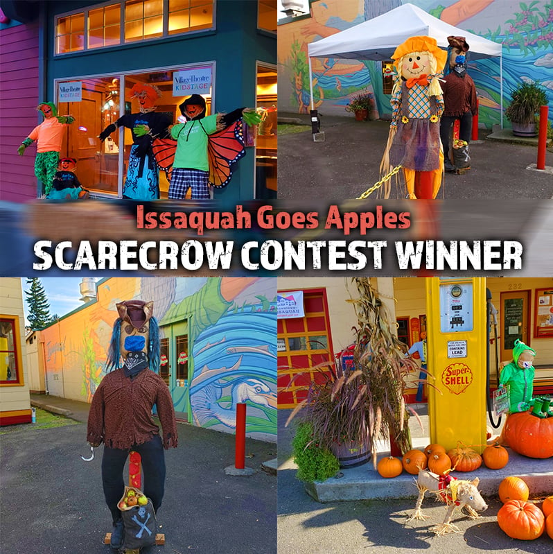 Issaquah Goes Apples: Scarecrows on Front