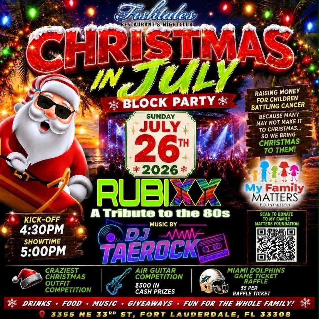 Christmas in July Block Party on 33rd Street