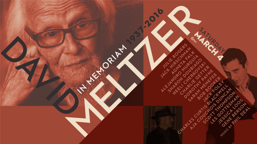 Tribute to David Meltzer 1