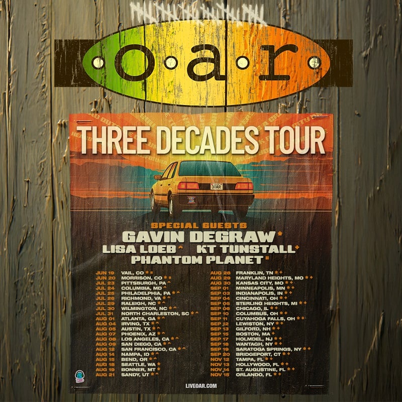 O.A.R. Three Decades Tour 1
