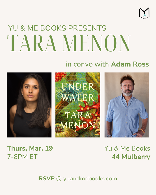 Book Launch | Under Water by Tara Menon 1