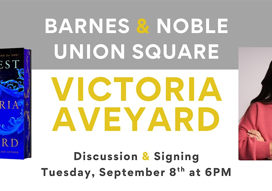Victoria Aveyard celebrates TEMPEST at B&N Union Square 2