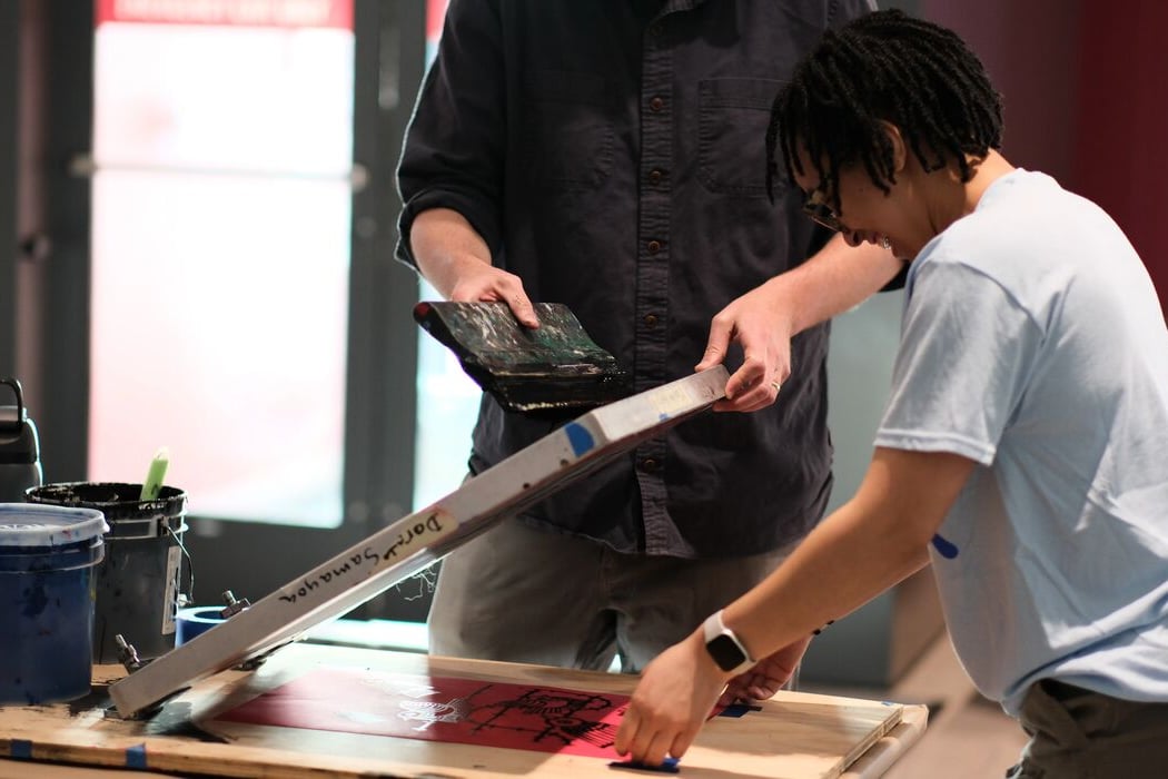 American Sampler: Print Demonstration & Exhibition Tour 1