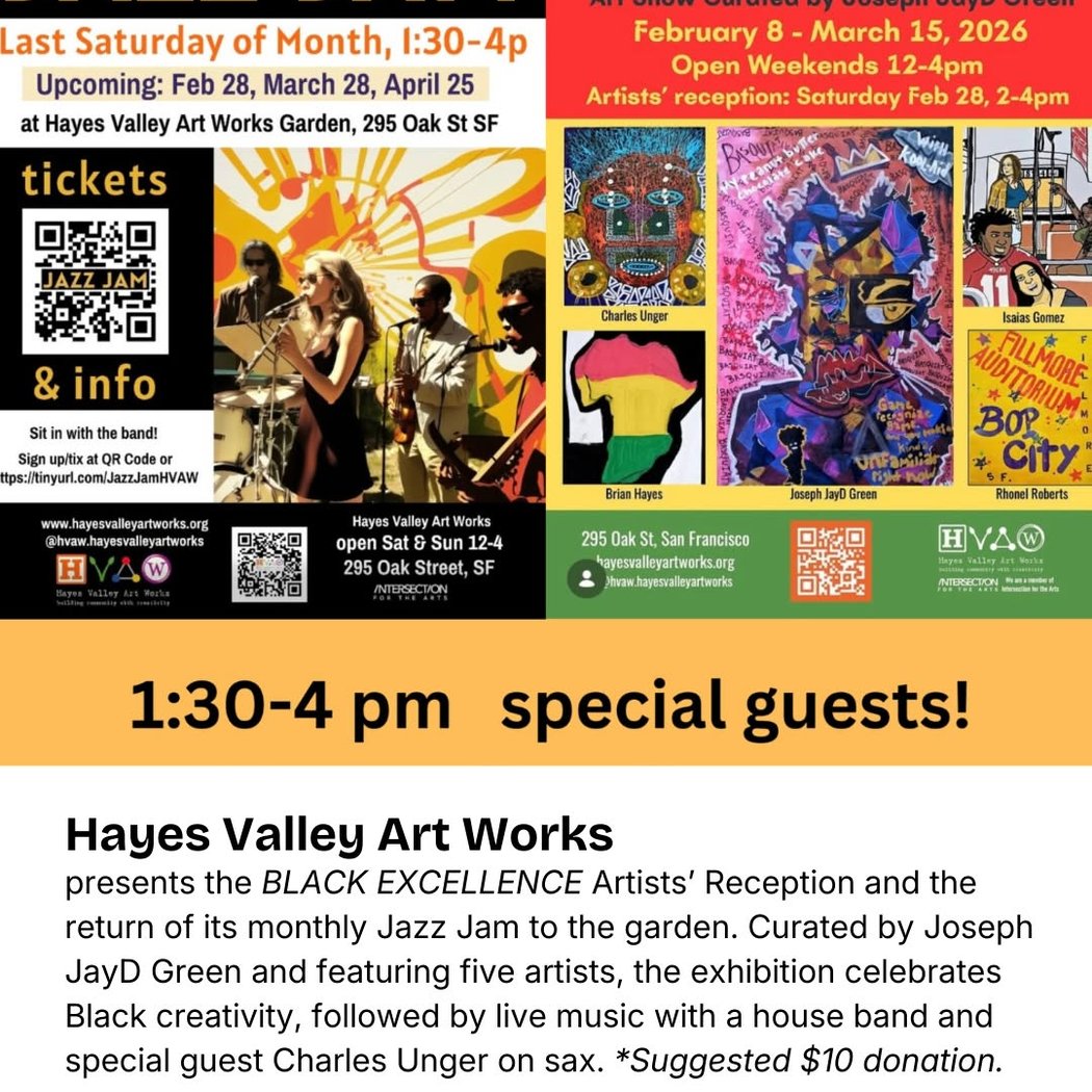 BLACK EXCELLENCE Artists’ Reception + Jazz Jam 1