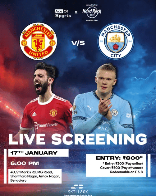 Manchester Derby Live Screening 1