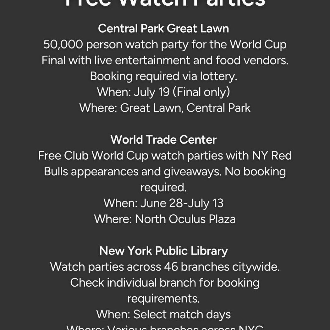 Club World Cup watch parties 1