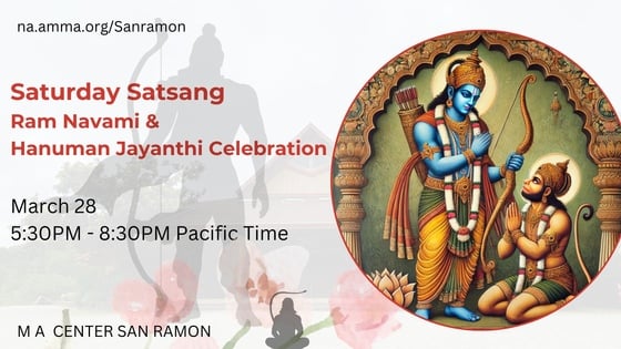 Saturday Satsang with Ram Navami & Hanuman Jayanthi Celebration 1