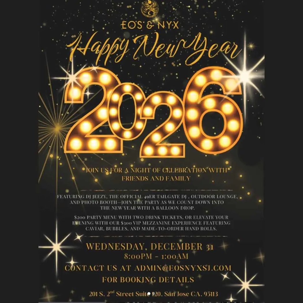 Ring in 2026 at Eos & Nyx 1