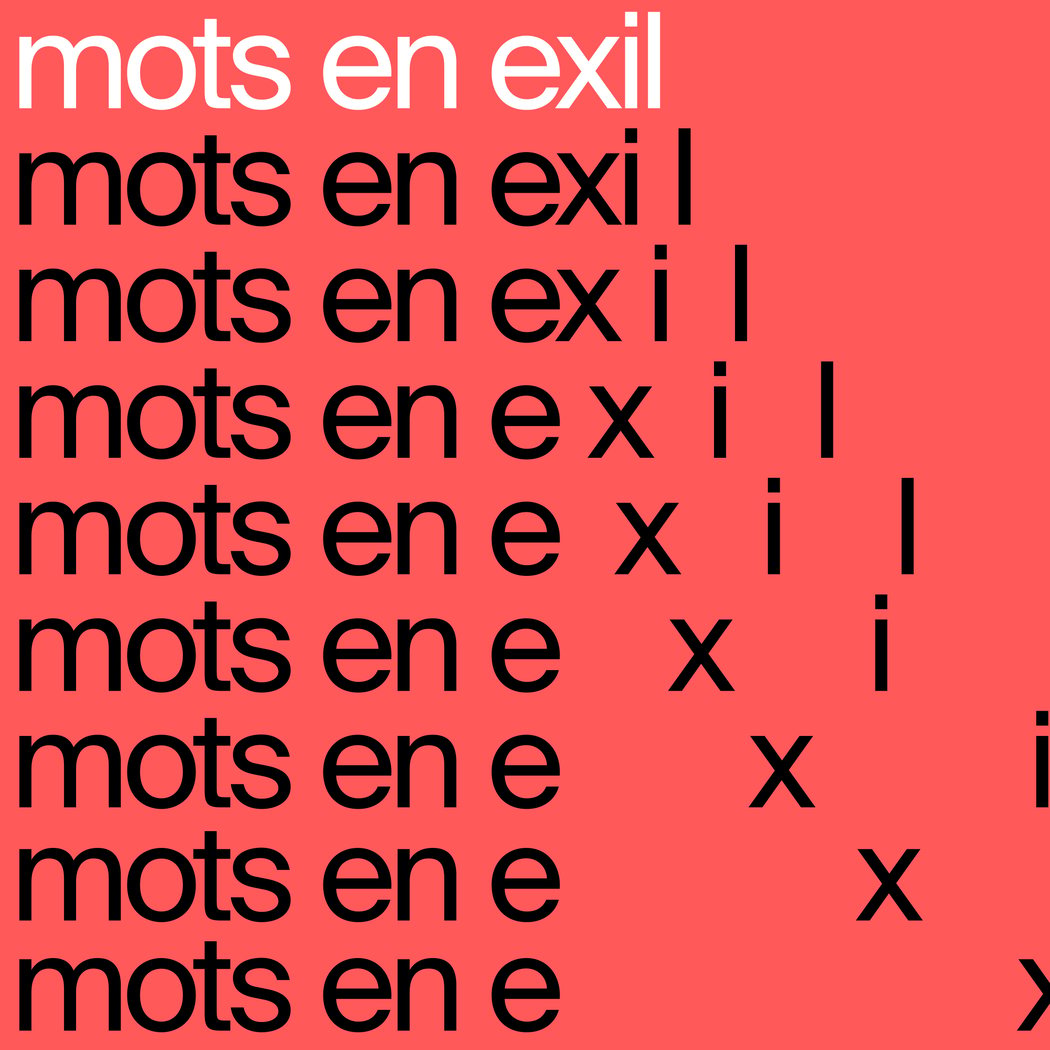 Mots en exil # 6 2