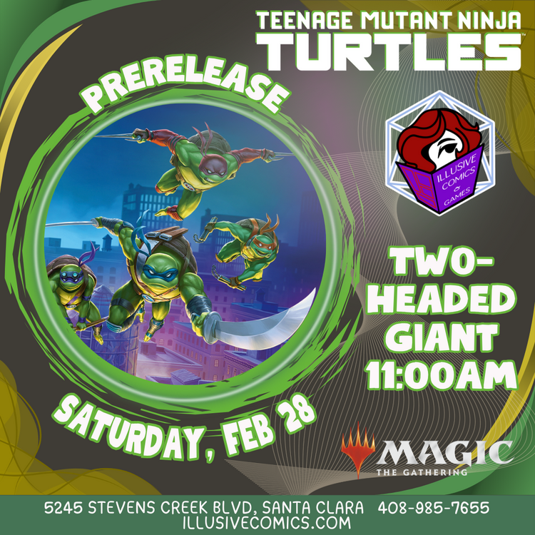 MTG Teenage Mutant Ninja Turtles Two Headed Giant Prerelease 1