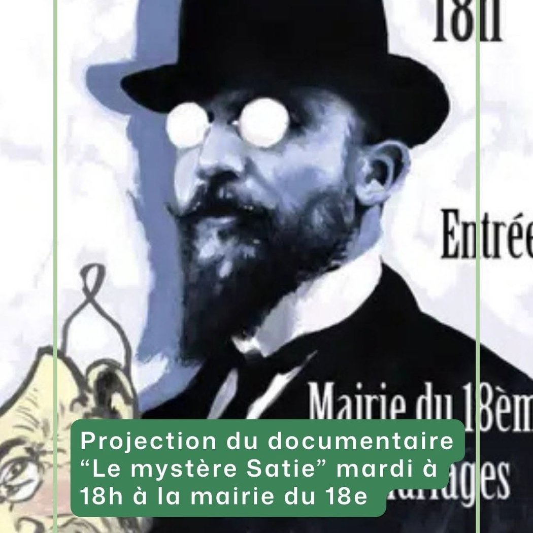Projection du documentaire 'Le mystère Satie' 1