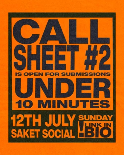 CALL SHEET #2: Music Video Showcase 1