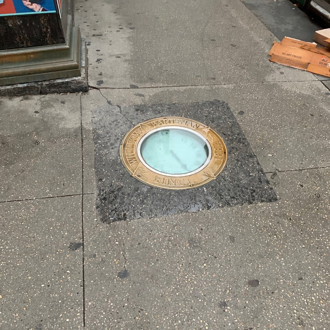 Barthman's Sidewalk Clock 4