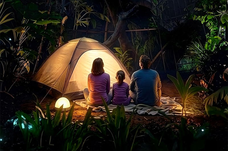 Camping in the Rainforest