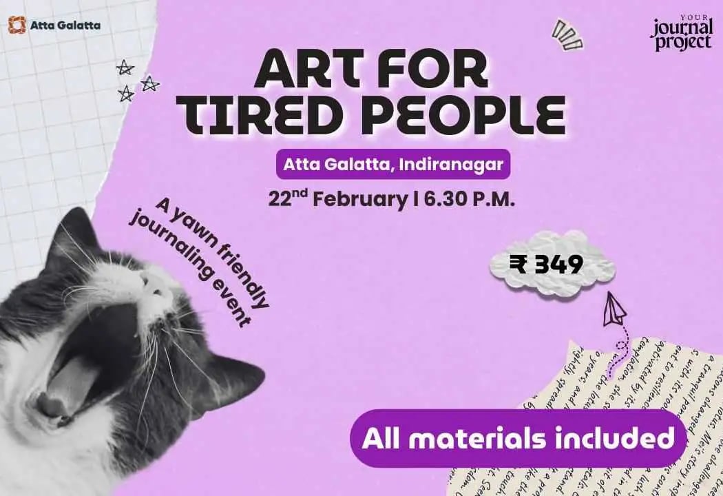 Art for Tired People: Art Journaling Workshop 1