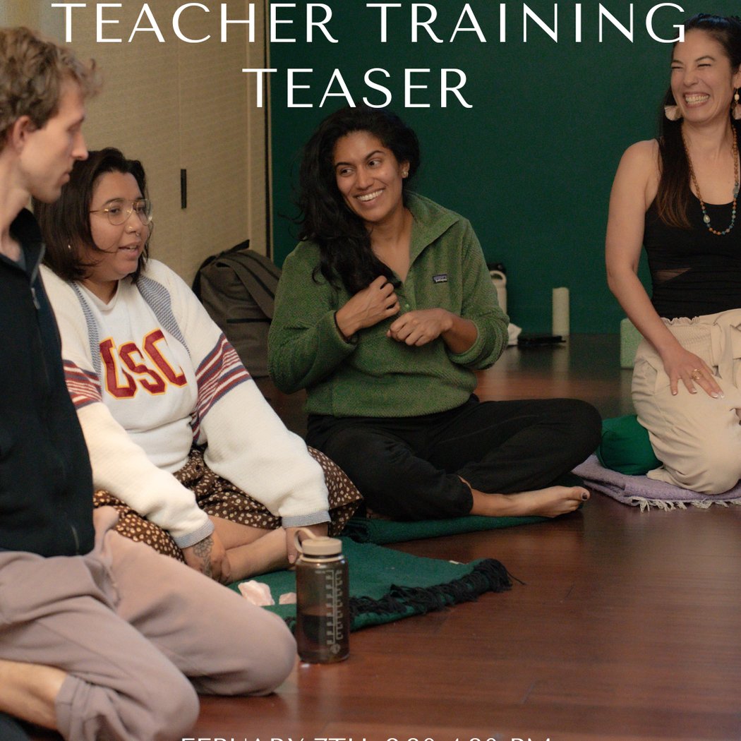 Yoga Teacher Training Teaser Class with YTT Staff 1