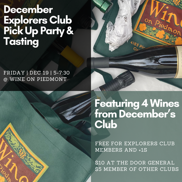 December Explorers Club Release Pick Up Party & Tasting 1