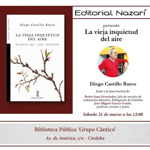 Presentación del libro La vieja inquietud del aire 1