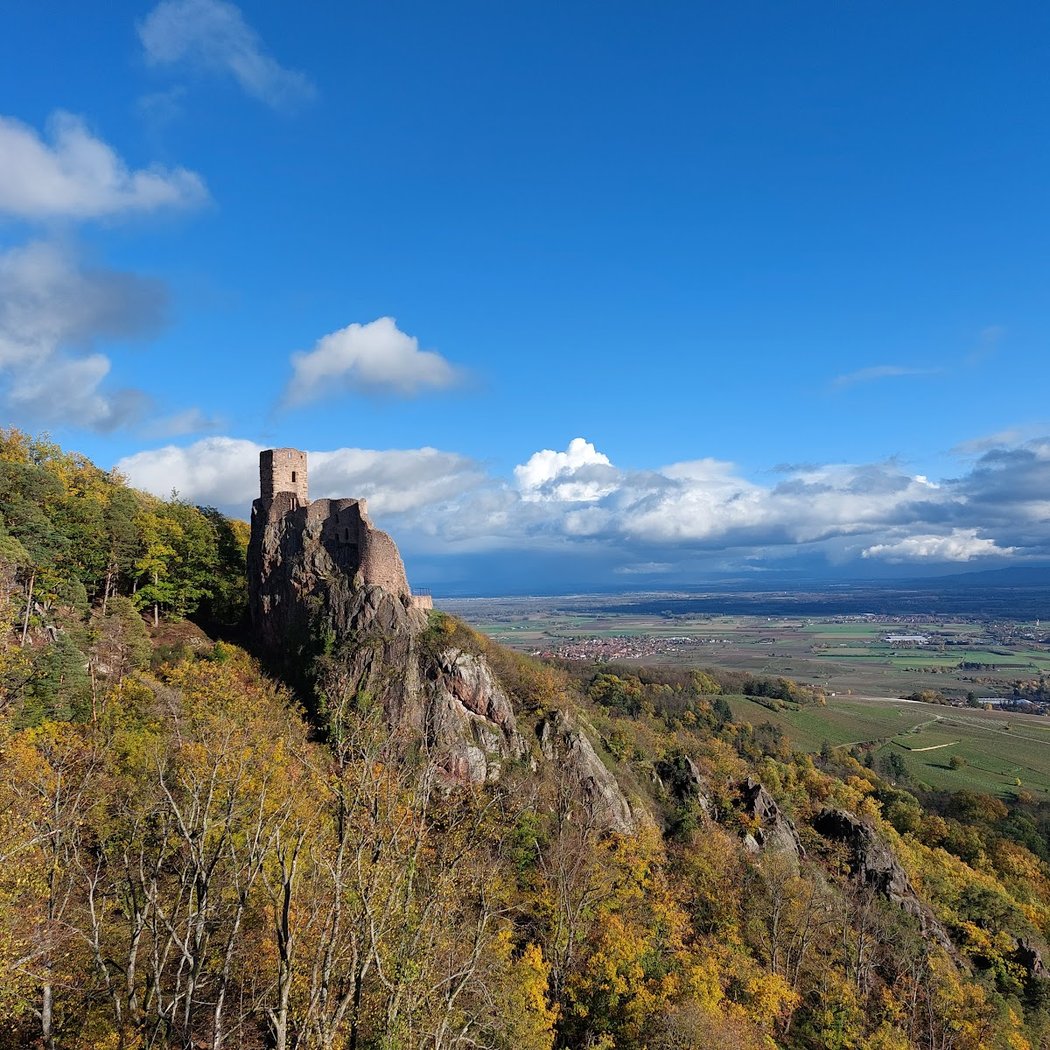 Départ randonnée des trois châteaux 1