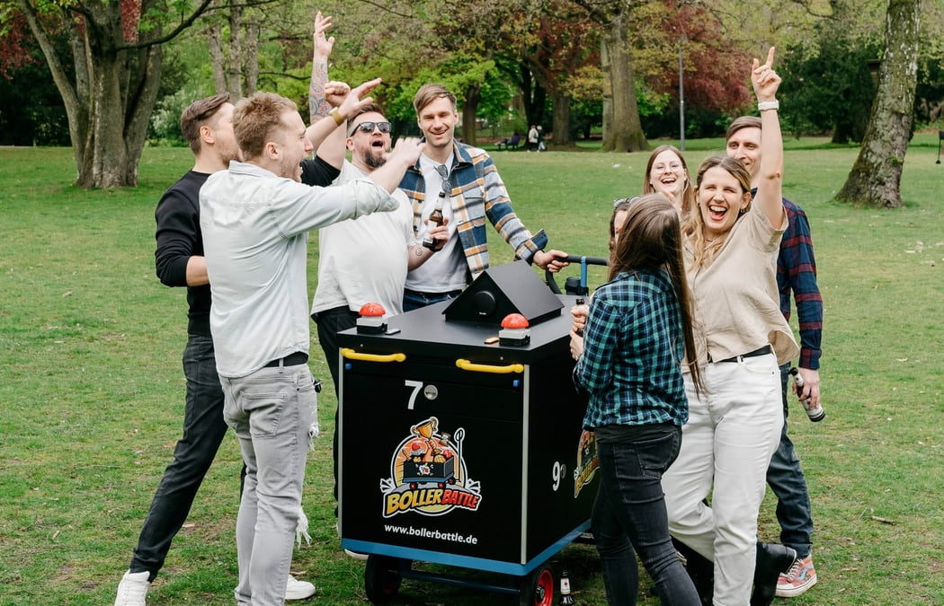 Boller Battle: Die Bollerwagen-Gameshow für Teams