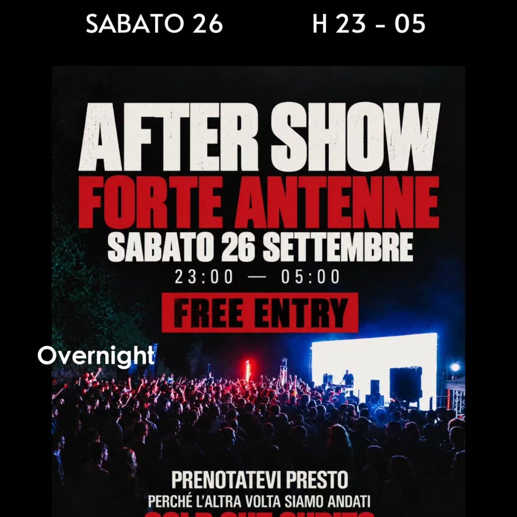 After Show Forte Antenne