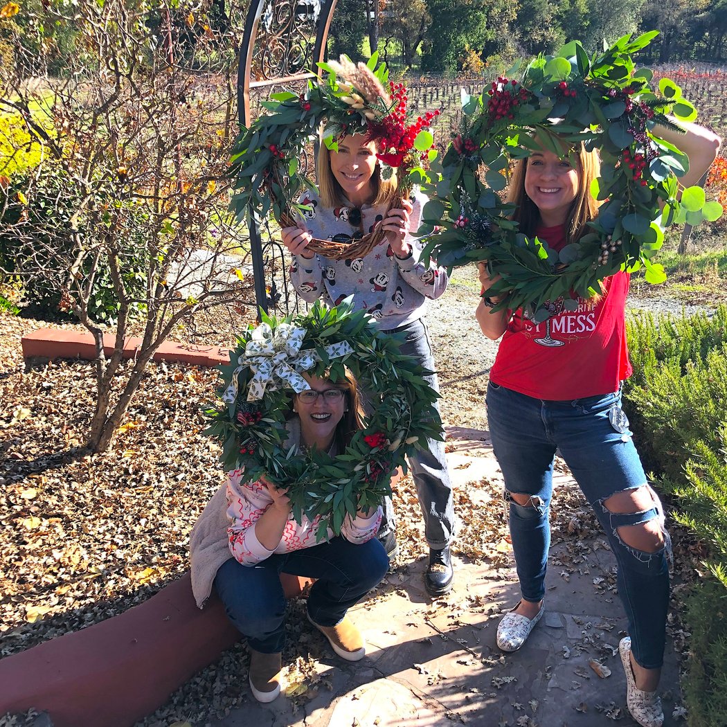 Holiday Wreath Making 1