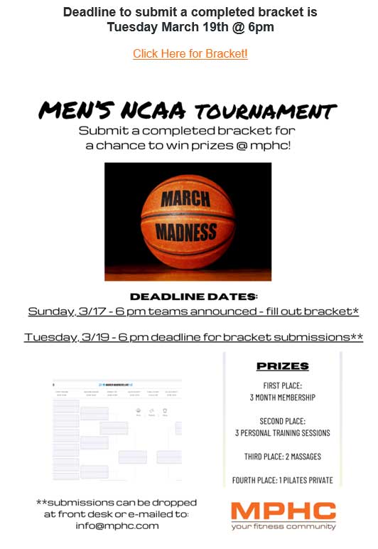MPHC Men's NCAA March Madness Tournament 1