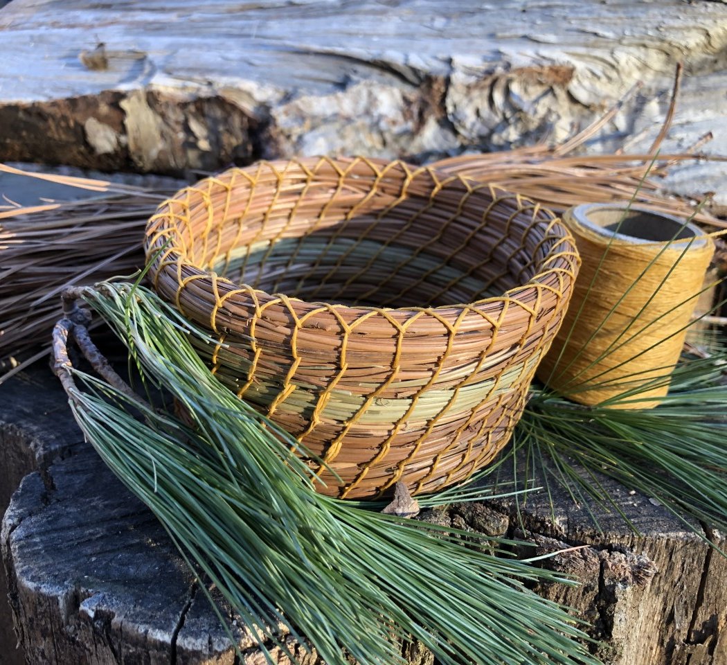 Pine Needle Basketry Workshop 2