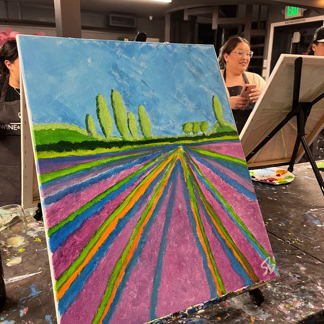 Wine & Design sip and paint sessions 3