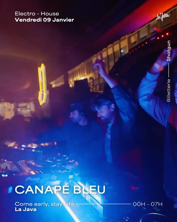 Canape Bleu 1