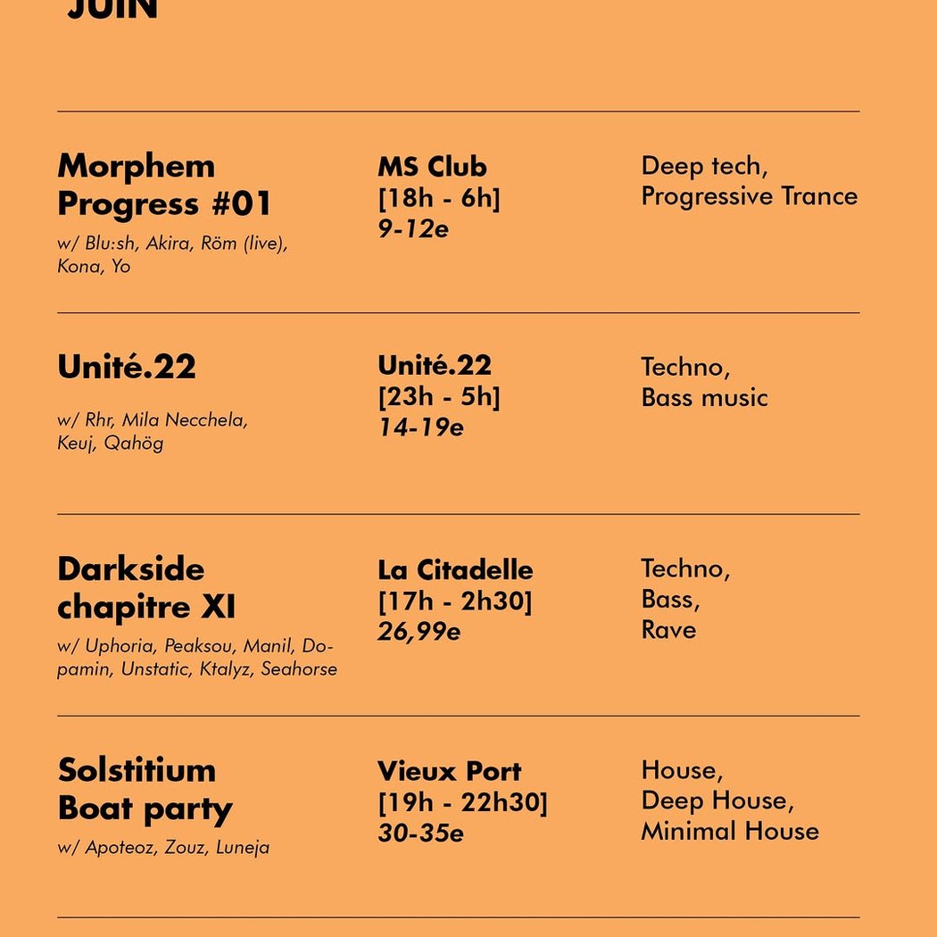 Morphem Progress #01 w/ Blu:sh, Akira, Rôm (live), Kona, Yo