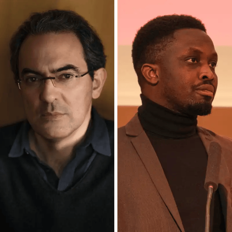 Rencontre entre Mohamed Mbougar Sarr et Juan Gabriel Vásquez 1