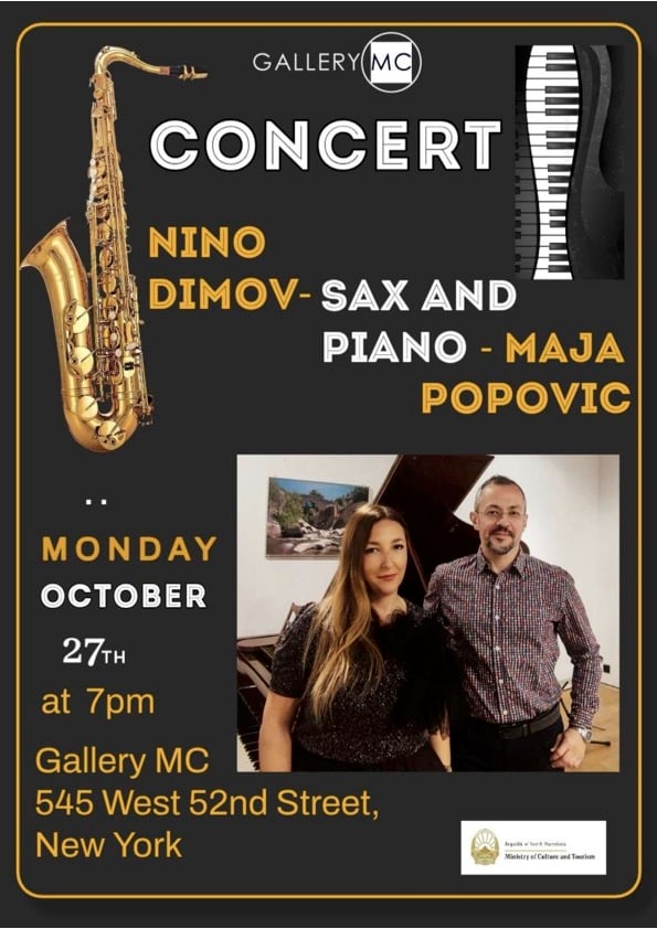 Concert with Sax and Piano - Maja Popović and Nino Dimov 1