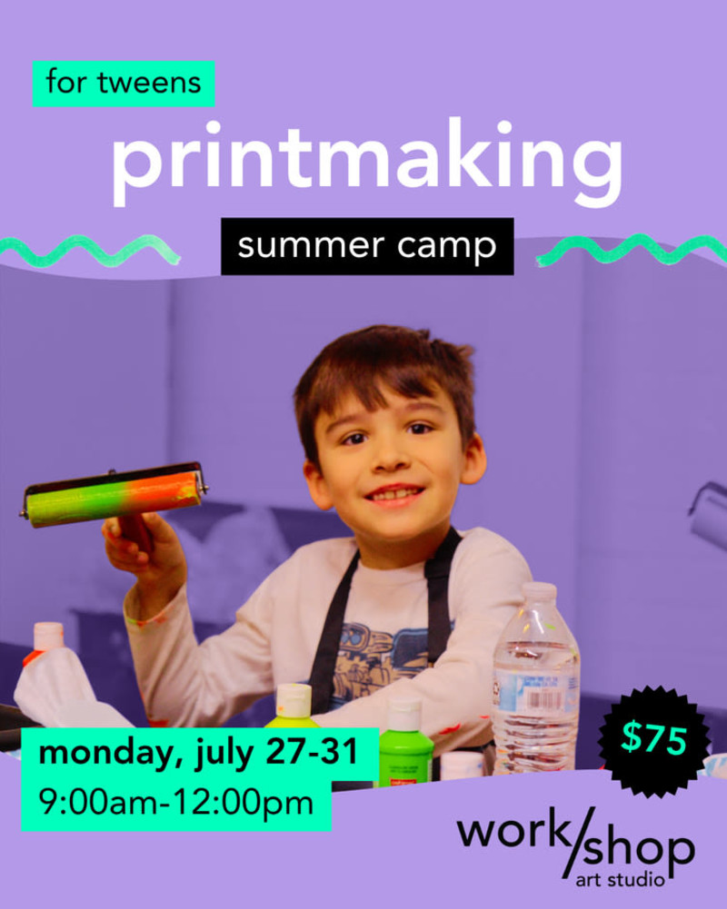 Tweens Printmaking Camp 1