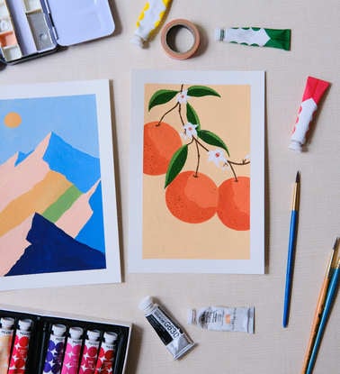 Introduction to Gouache Painting 1