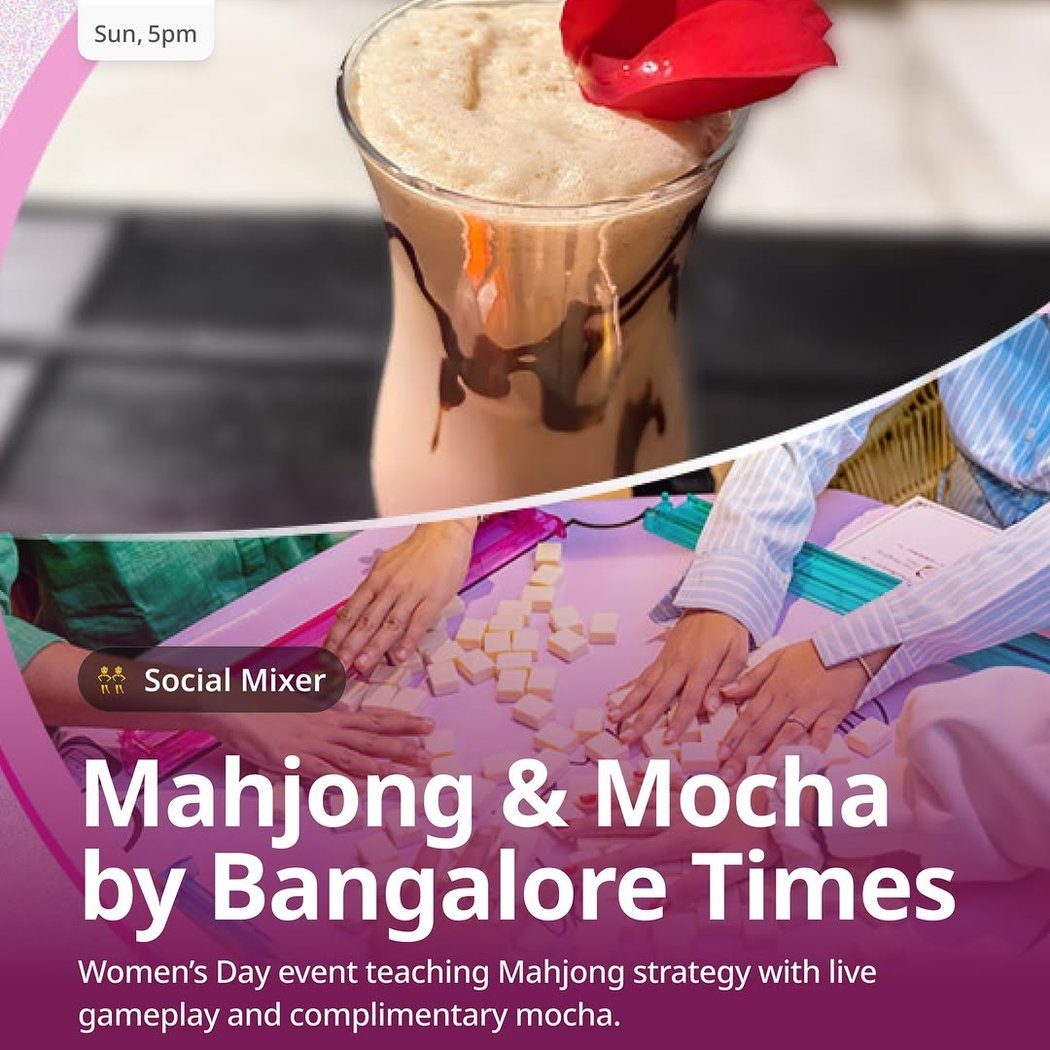Mahjong & Mocha by Bangalore Times 1