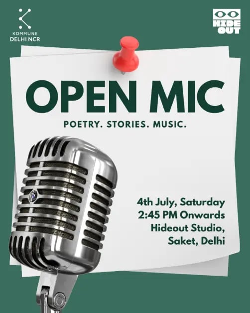 Kommune Delhi open mic 1