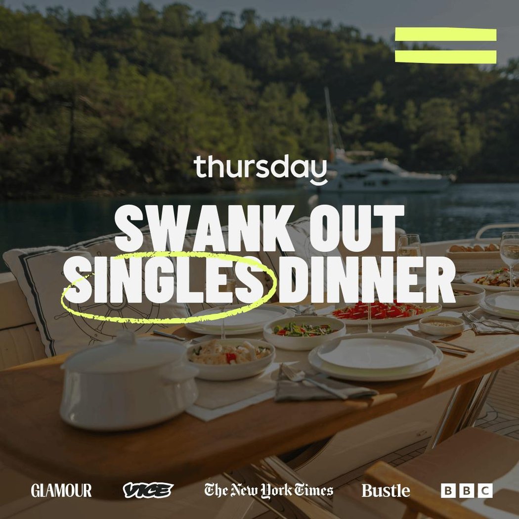 Swank Out Singles Dinner (30-40) 1