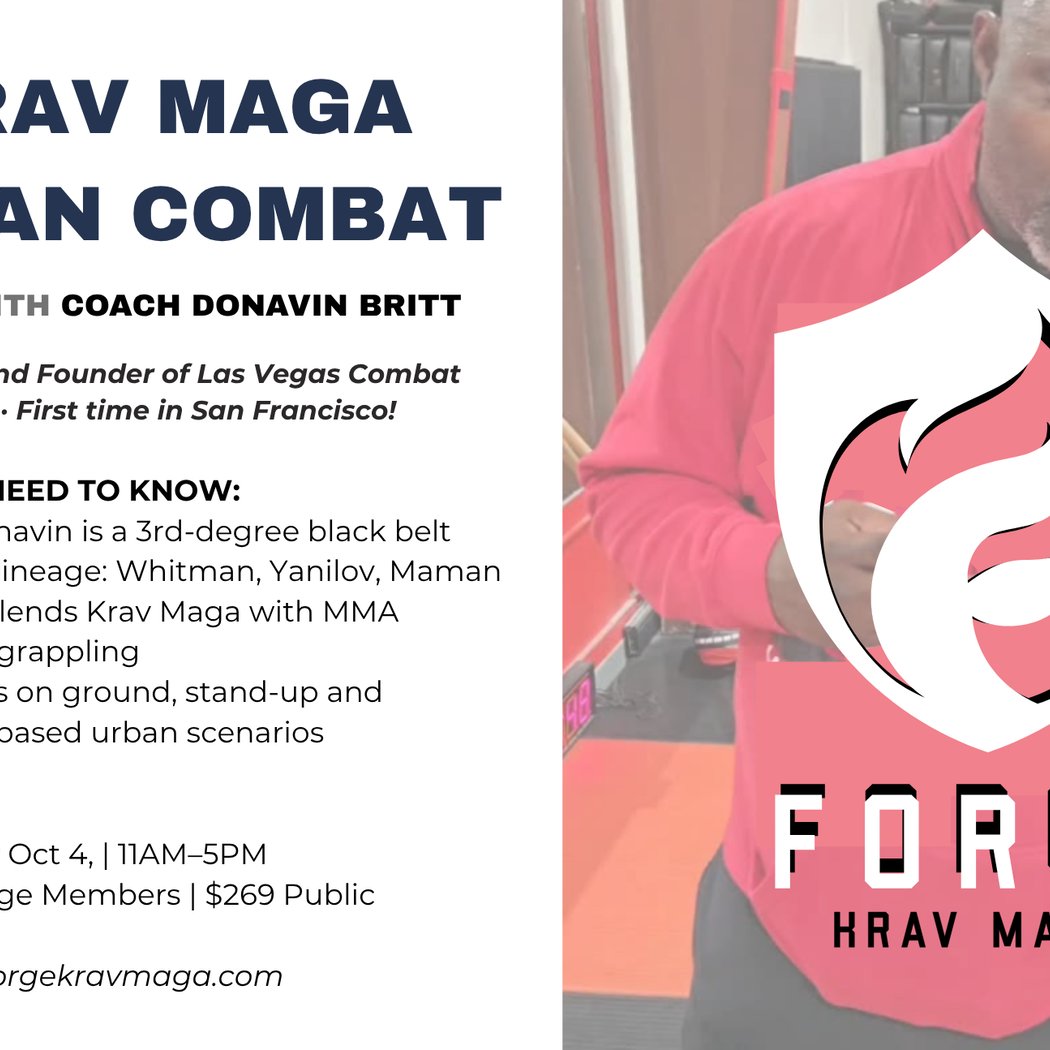 Krav Maga Urban Combat Seminar with Donavin Britt 1