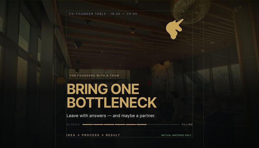 Amsterdam Founder Table: Bring One Bottleneck, Leave With Answers 1