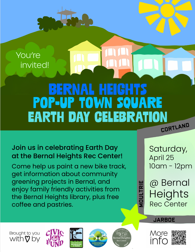 Earth Day at the Bernal Heights Pop-Up Town Square 1