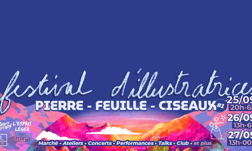 Pierre, Feuille, Ciseaux : Festival D'illustratrices