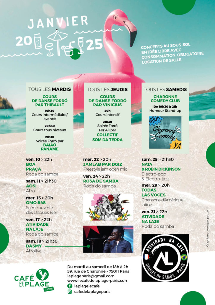 Programmation musicale Janvier 2025 1