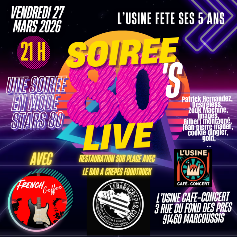 Anniversaire de L'Usine - Concert avec French Coffe 1