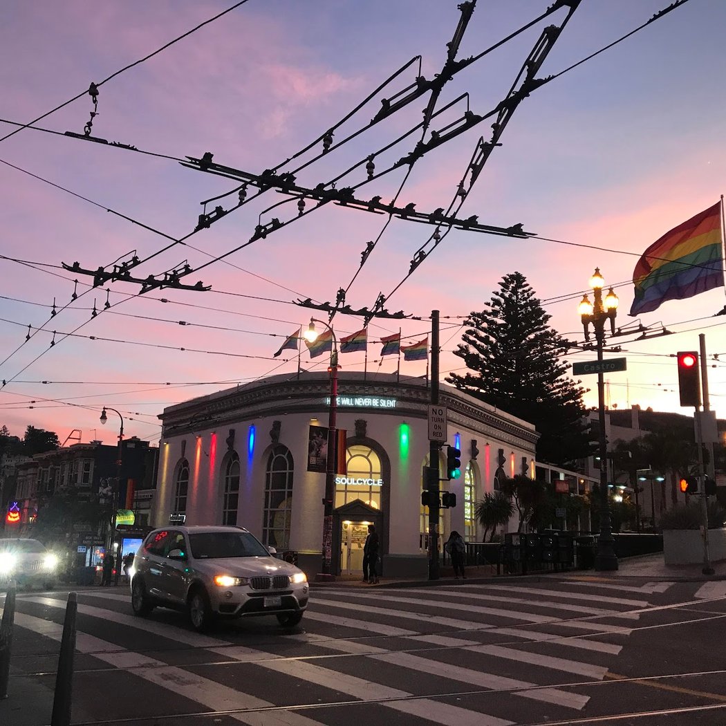 Gilbert Baker Memorial Rainbow Flag 1