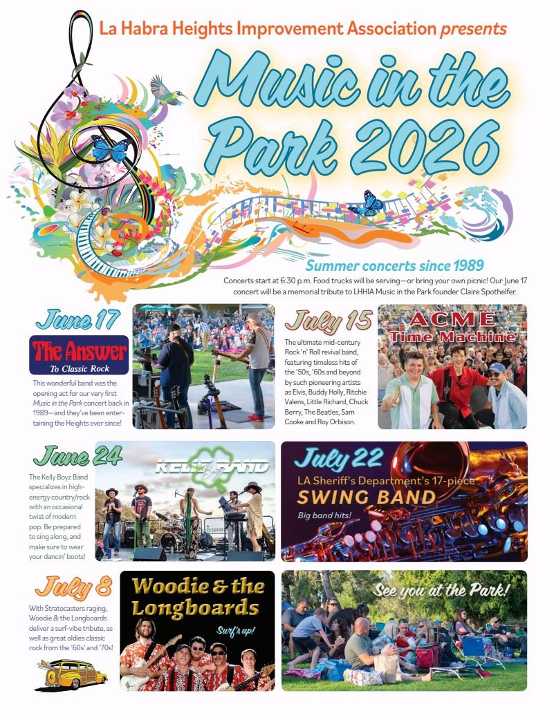 Music in the Park: Woodie & the Longboards / Heartache Tonight 1