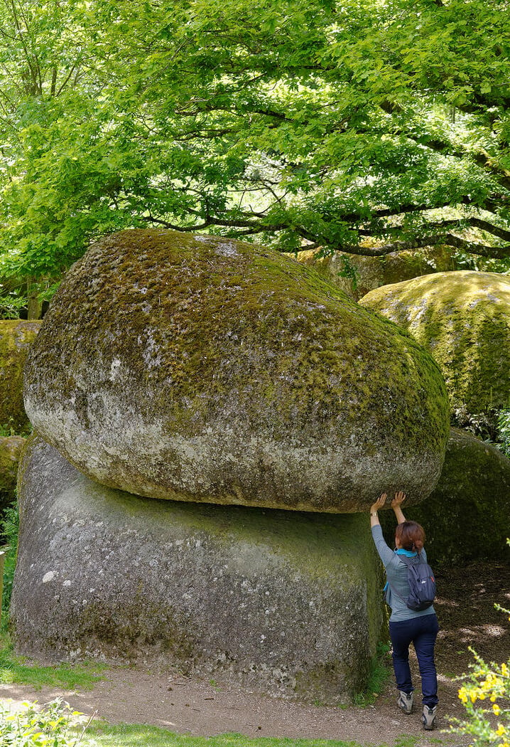 Le Rocher Branlant, le Jardin des Chirons 1